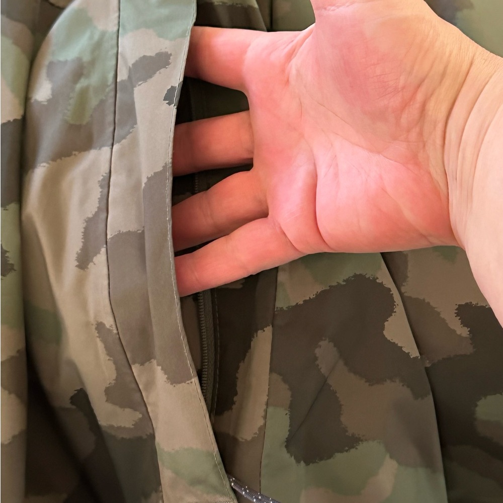 Columbia Camo Rain Jacket Mens XXL Lightweight Hooded Windbreaker Outdoor - Picture 9 of 10